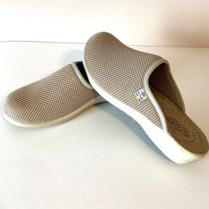 Fly Flot Women's Anatomic Anti-Shock Mules Clogs Shoes Leather Made in Italy